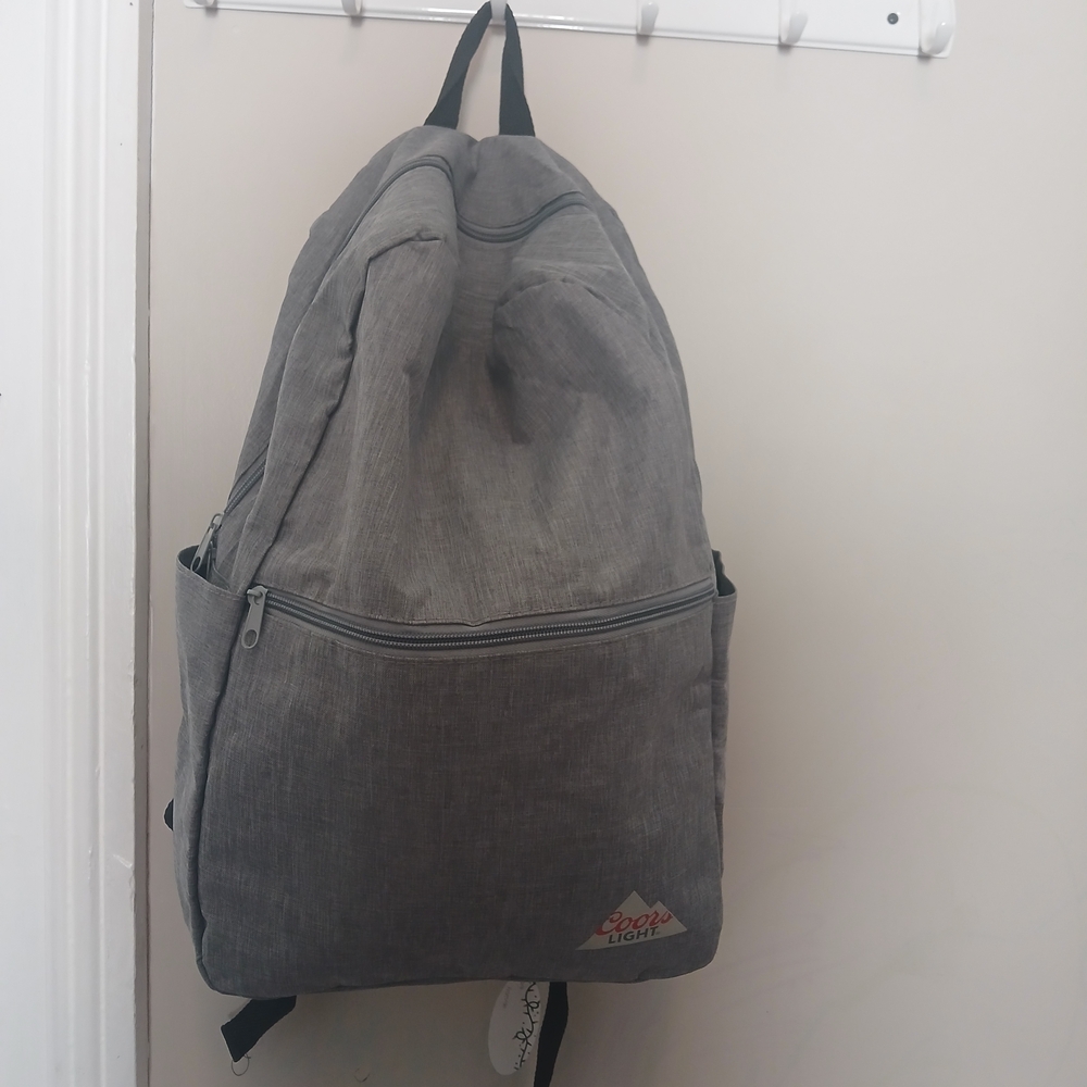 Casual Gray Coors Light Backpack